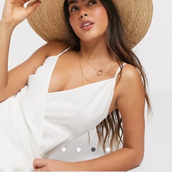 ASOS DESIGN tie wrap around crinkle maxi dress - Picture 2 of 5